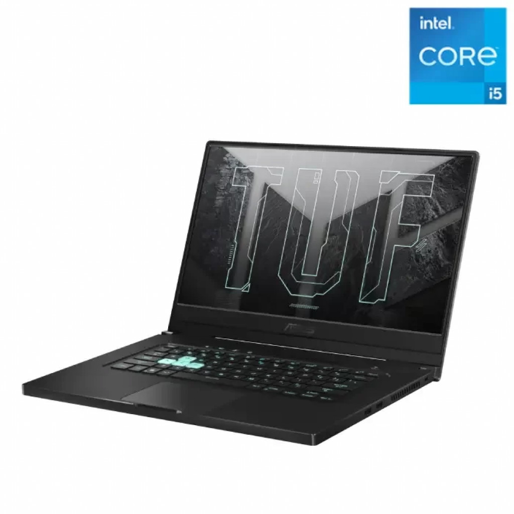 ASUS TUF Dash FX516PC-HN558T Laptop With 15.6-Inch Display, Core i5-11300H Processor/8GB RAM/512GB SSD/4GB NVIDIA GeForce RTX 3050 Graphics/Win10 Home/Backlit-Eng-Arb-KB English/Arabic Eclipse Gray