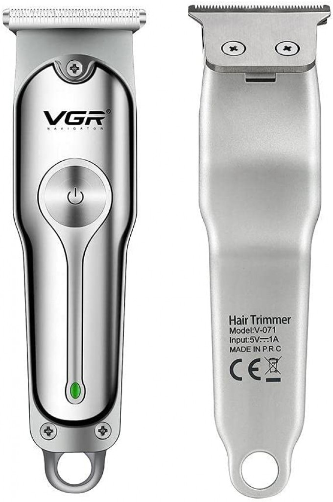 VGR/Hair Trimmer/LED indicator/Rechargeable battery/2 Speed/Dry using/V-071