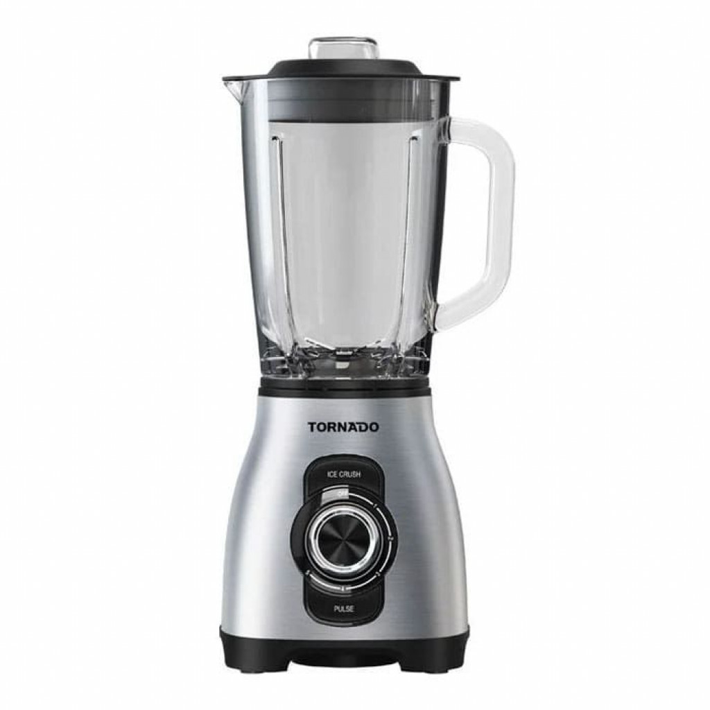 Tornado Electric Blender 800W - 1.75 Liter - 5 Speeds - Silver - BL-800T Tornado Electric Blender 800W - 1.75 Liter - 5 Speeds - Silver - BL-800T