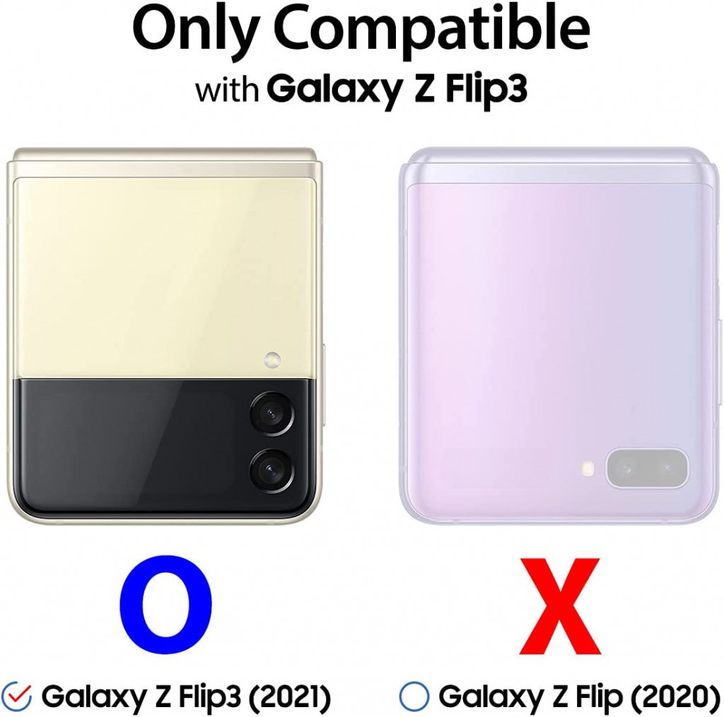 غطاء قلاب من القماش الملون لمذكرة من RAree متوافق مع Samsung Galaxy Z Flip 3 5G (2021) هيكل داخلي قوي من البولي كربونات مع جراب رائع مع حزام كتف مريح (وردي مرجاني اللون) 