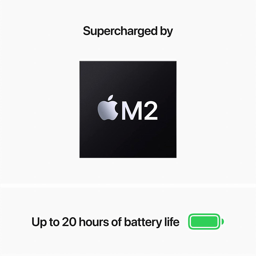آبل ماك بوك برو 2022 لاب توب مع رقاقة M2: شاشة ريتينا 13.3 بوصة، ذاكرة رام 8 جيجابايت، 256 جيجابايت، واي إس إس إس دي - تخزين، لوحة مفاتيح بإضاءة خلفية، كاميرا فيس تايم اتش دي. يعمل مع آيفون وايباد, فضي