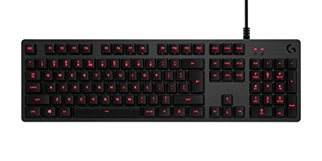 Logitech G413 Mechanical Gaming Keyboard, Romer-G with USB Pass-Through, US International Layout, Carbon Black Logitech G413 Mechanical Gaming Keyboard, Romer-G with USB Pass-Through, US International Layout, Carbon Black