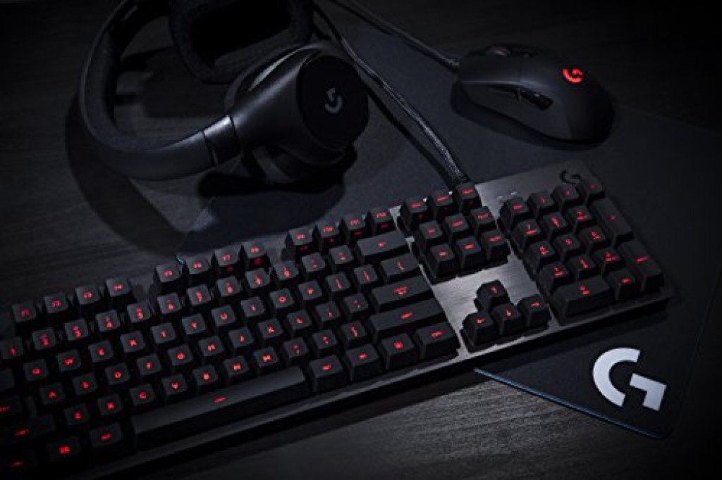 Logitech G413 Mechanical Gaming Keyboard, Romer-G with USB Pass-Through, US International Layout, Carbon Black Logitech G413 Mechanical Gaming Keyboard, Romer-G with USB Pass-Through, US International Layout, Carbon Black
