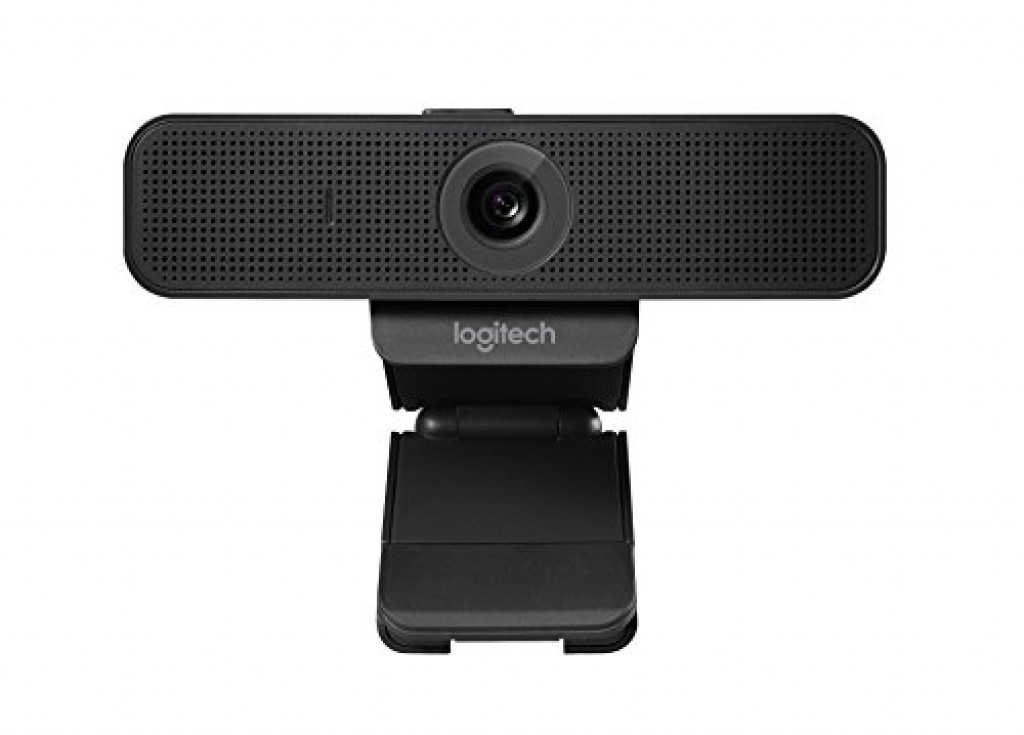 Logitech C925-E Business Webcam, HD 1080p/30fps Video Calling, Light Correction, Autofocus, Clear Audio, Privacy Shade, Works with Skype Business, WebEx, Lync, Cisco, PC/Mac/Laptop/Macbook - Black