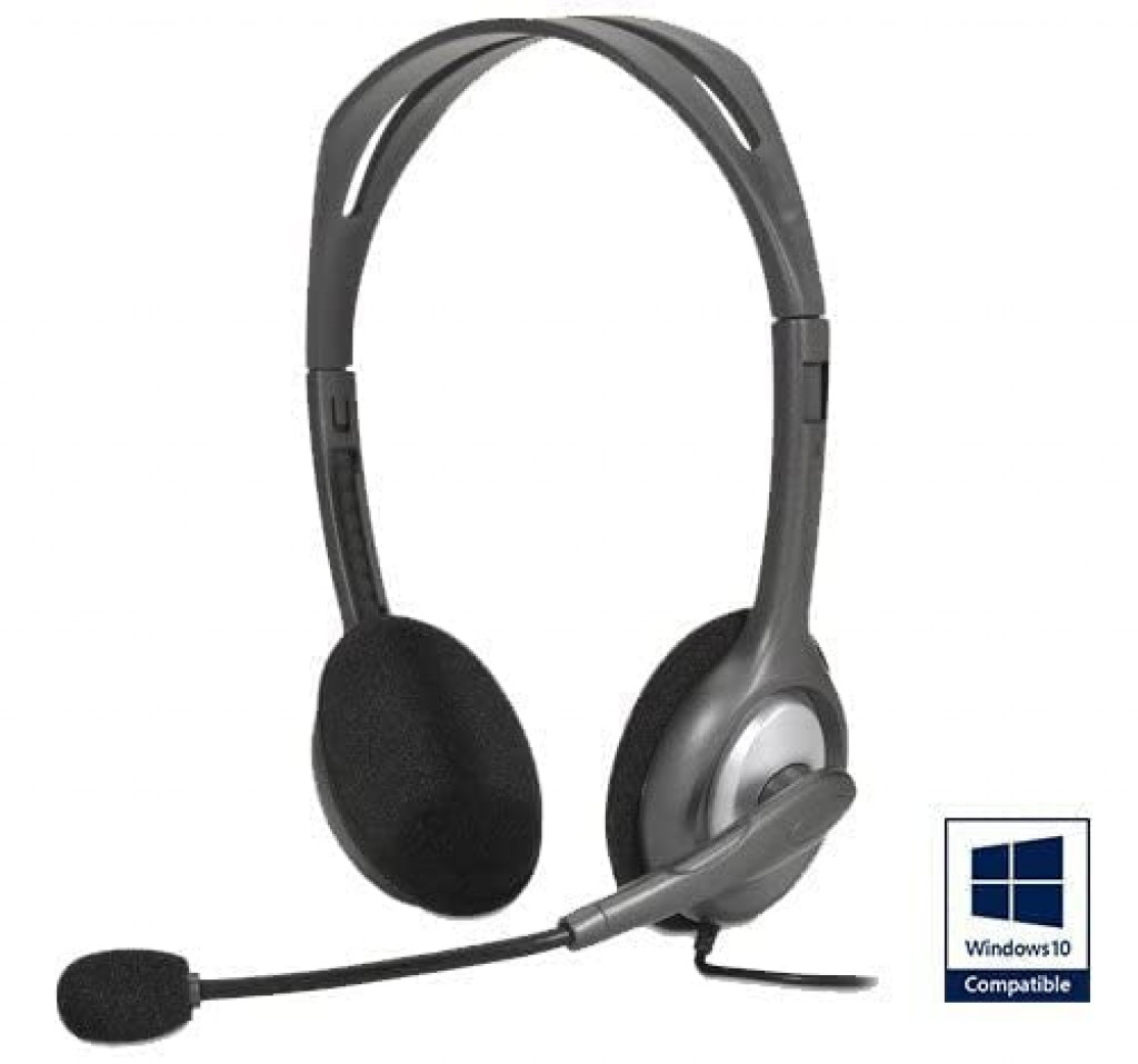 Logitech H110 Stereo Headset - Black