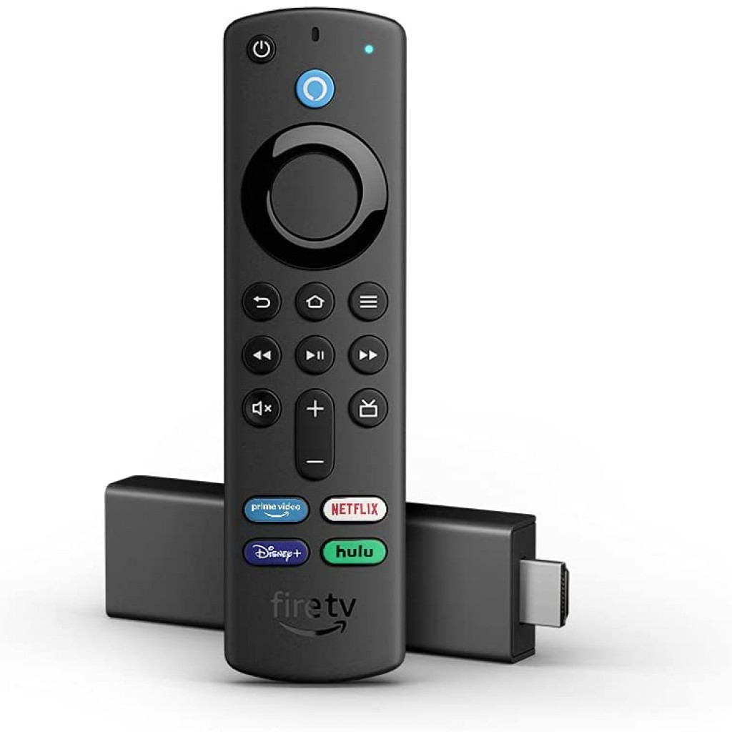 Fire TV Stick 4K streaming device with latest Alexa Voice Remote (includes TV controls), Dolby Vision