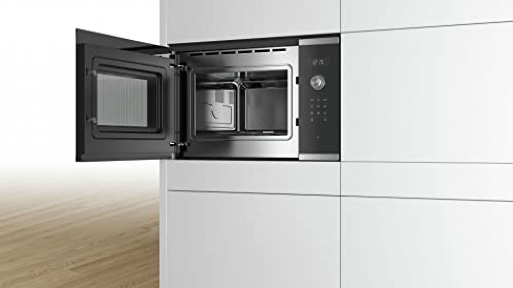 Bosch BFL554MS0 - Series 6 - Integrated Microwave Oven 59 x 38 cm, 25 Litres, Stainless Steel Bosch BFL554MS0 - Series 6 - Integrated Microwave Oven 59 x 38 cm, 25 Litres, Stainless Steel