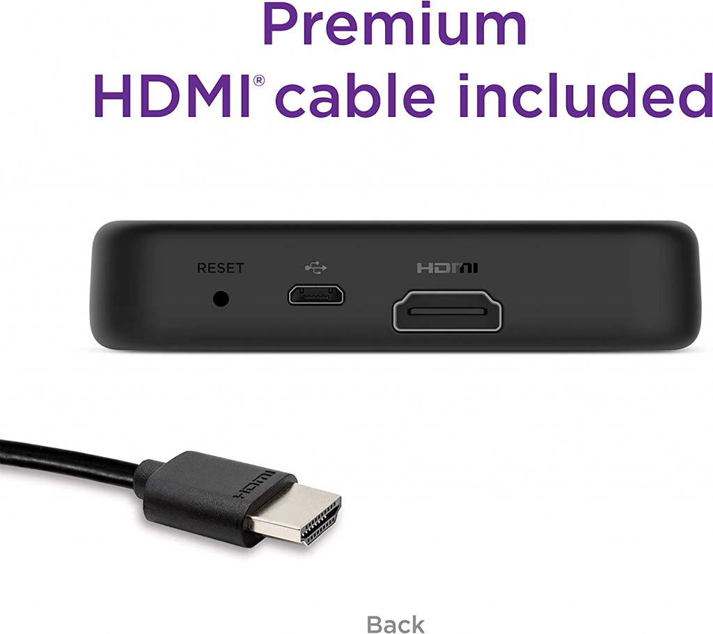 روكو بريميير - مشغل وسائط البث المستمر HD/4K/HDR مع جهاز تحكم عن بعد بسيط وكابل HDMI ممتاز. روكو بريميير - مشغل وسائط البث المستمر HD/4K/HDR مع جهاز تحكم عن بعد بسيط وكابل HDMI ممتاز.
