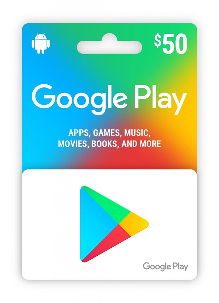 Google Play 50 USD Gift Card