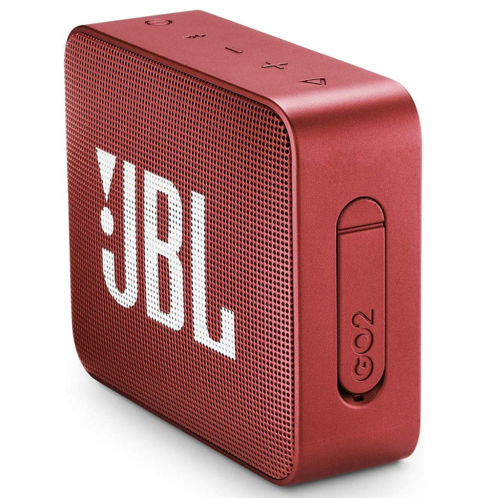 JBL GO 2 Portable Waterproof Bluetooth Speaker - Red JBL GO 2 Portable Waterproof Bluetooth Speaker - Red