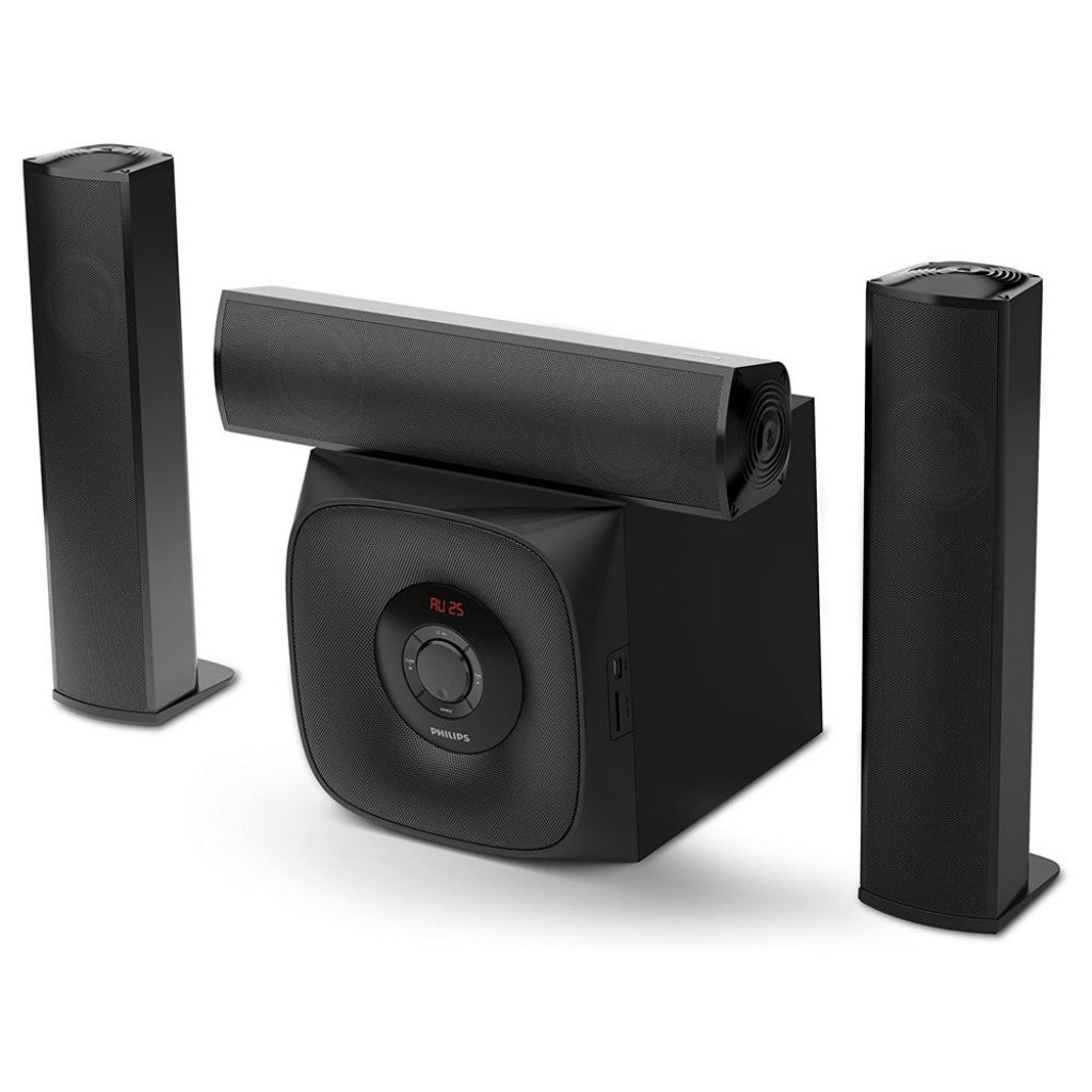 Philips 3*1 Speakers Bluetooth MMS3160B - Black Philips 3*1 Speakers Bluetooth MMS3160B - Black
