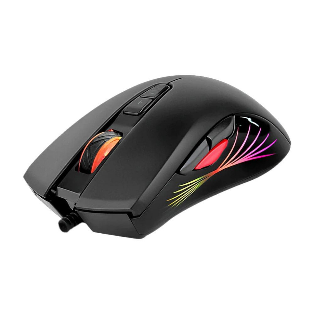 Marvo Gaming Mouse M519 With RGB Lighting 12000 DPI Optical Sensor With 7 Lighting Modes Up to1000Hz - Black Marvo Gaming Mouse M519 With RGB Lighting 12000 DPI Optical Sensor With 7 Lighting Modes Up to1000Hz - Black