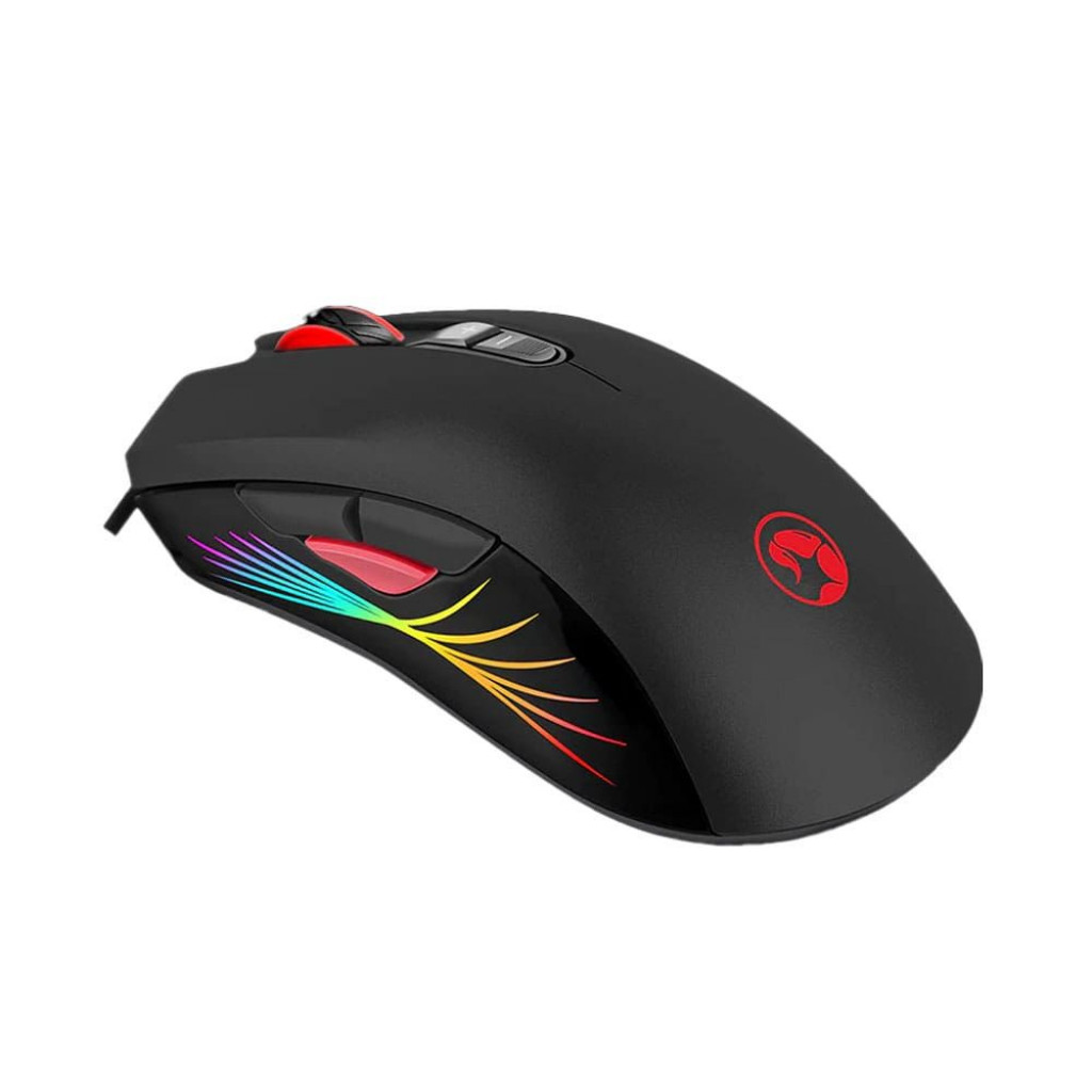 Marvo Gaming Mouse M519 With RGB Lighting 12000 DPI Optical Sensor With 7 Lighting Modes Up to1000Hz - Black Marvo Gaming Mouse M519 With RGB Lighting 12000 DPI Optical Sensor With 7 Lighting Modes Up to1000Hz - Black