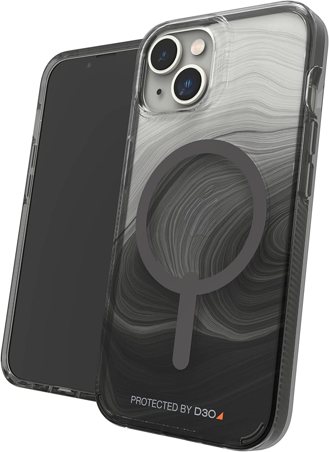 ZAGG 702010099 Gear4 Milan Snap Case for iPhone 14 Black Swirl