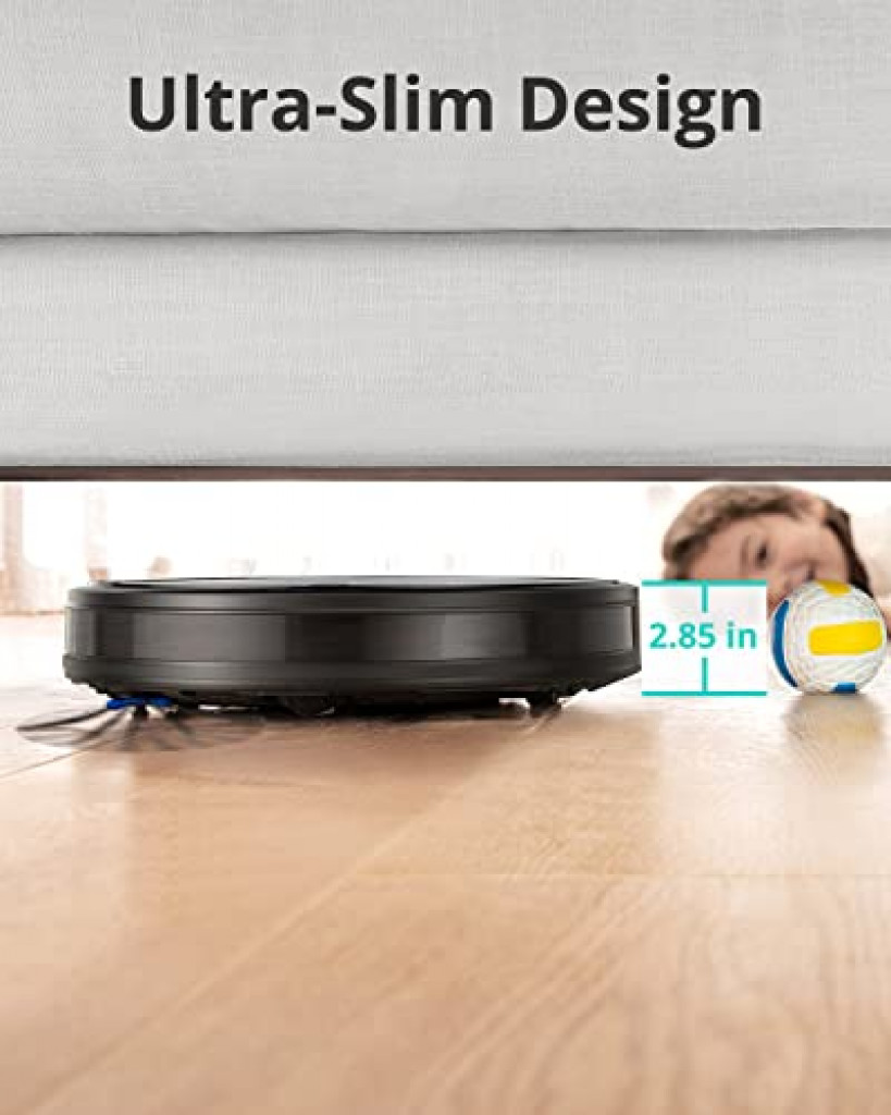 eufy by Anker, RoboVac G20 Hybrid, Robot Vacuum, Dynamic Navigation, 2500 Pa Strong Suction, 2-in-1 Vacuum and Mop, Ultra-Slim, Quiet, Compatible with Alexa, Ideal for Hard Floors and Pet Hair