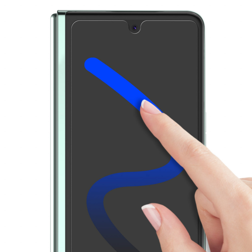 واقي شاشة زجاجي مقوى بشاشة أمامية ممتازة SUB CORE لهاتف Galaxy Z Fold 4 5g