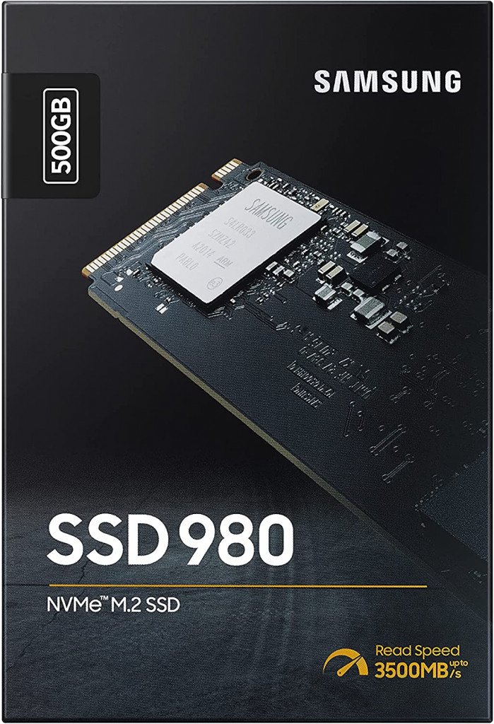 Samsung 980 500GB NVMe PCIe M.2 SSD
