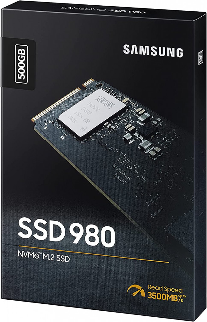 Samsung 980 500GB NVMe PCIe M.2 SSD
