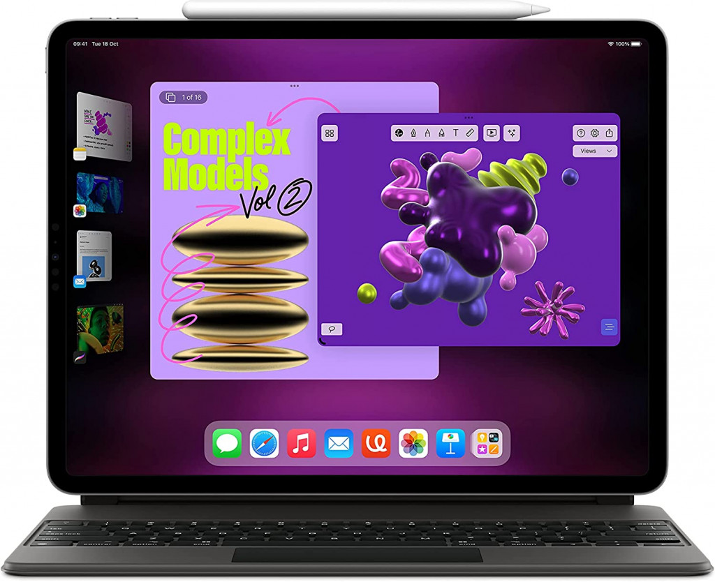 آبل آيباد برو (12.9 بوصة ، شبكة Wi-Fi + شبكة خلوية ، 256جيجابايت) - رمادي فلكي (الجيل السادس) آبل آيباد برو (12.9 بوصة ، شبكة Wi-Fi + شبكة خلوية ، 256جيجابايت) - رمادي فلكي (الجيل السادس)