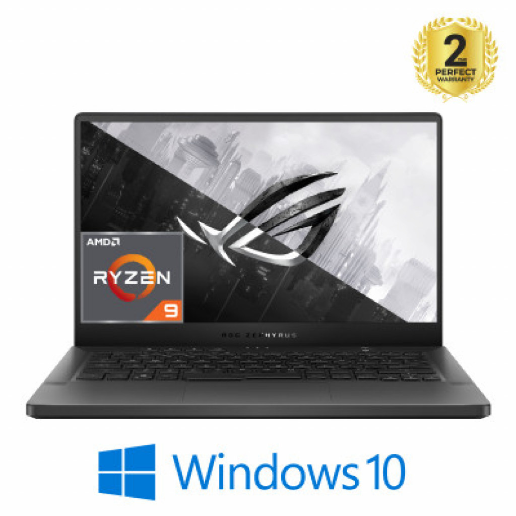 ASUS LAPTOP GA401QM-K2012T R9-5900HS-1T SSD -16RAM - RTX3060 6G - 14.0 4K - W10 - Grey