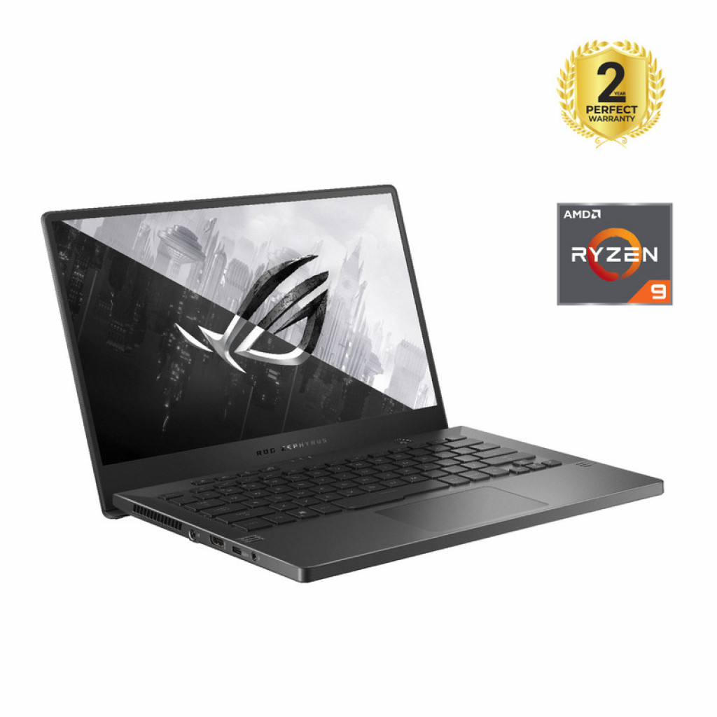 ASUS LAPTOP GA401QM-K2012T R9-5900HS-1T SSD -16RAM - RTX3060 6G - 14.0 4K - W10 - Grey