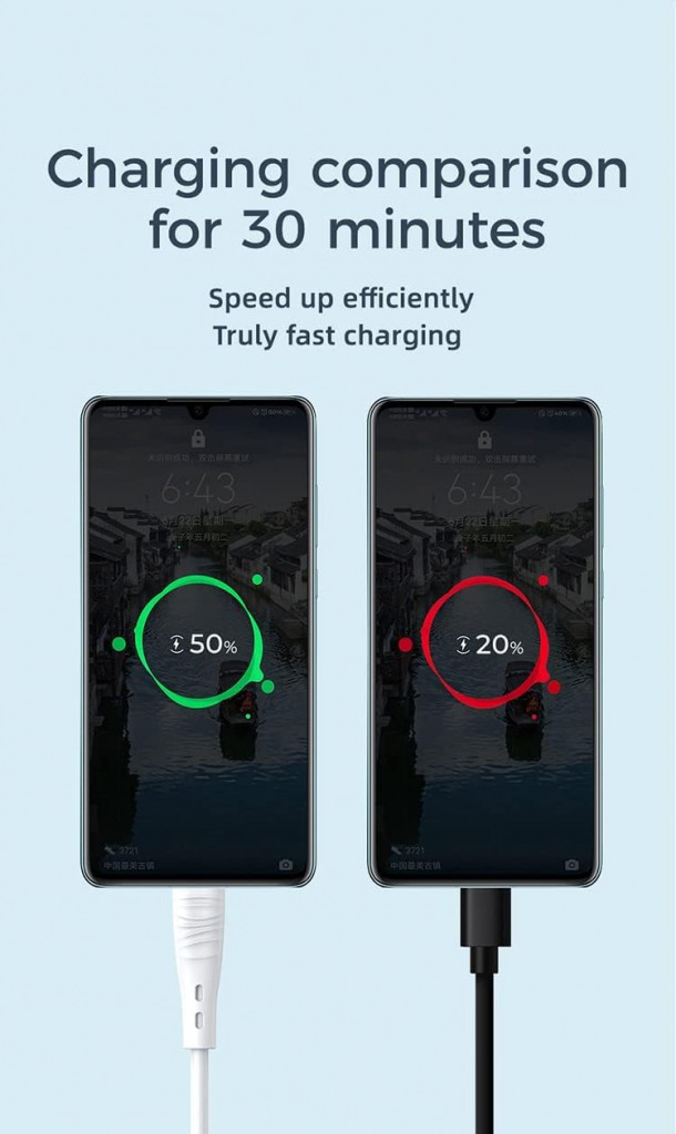 Joyroom JR-S118 Fast Charging Type-C Data Cable - Black