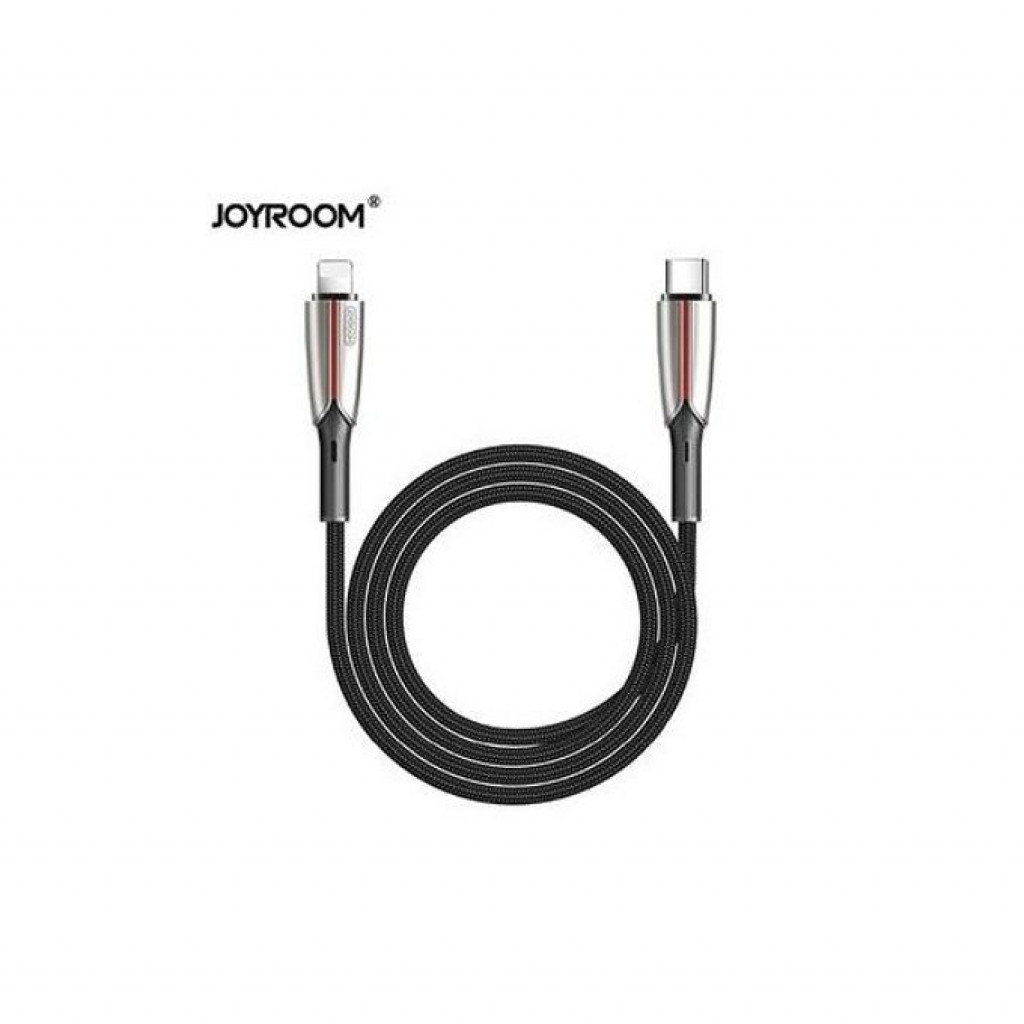 جوي روم كابل الشحن السريع S-M417 Roma Series PD - 36 واط - 1.2 متر - أسود