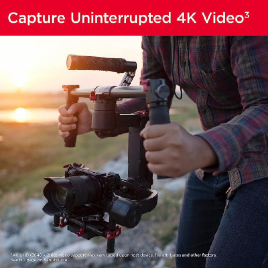 بطاقة ذاكرة صن ديسك اكستريم V30 4k uhd SDXC R: 170 ميجابايت / ثانية UHS-I U3 بطاقة ذاكرة صن ديسك اكستريم V30 4k uhd SDXC R: 170 ميجابايت / ثانية UHS-I U3