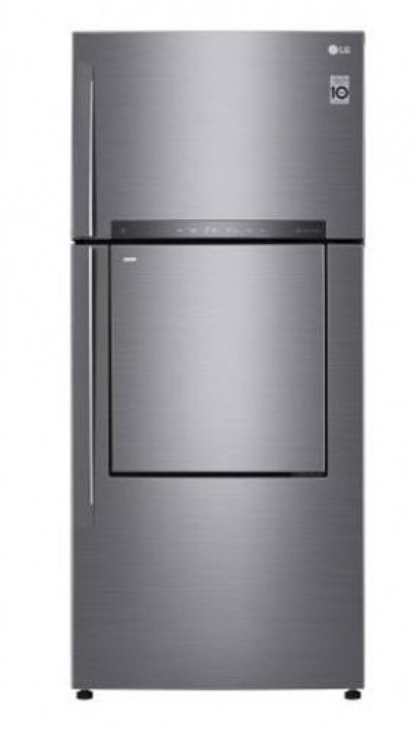 ثلاجة ال جي الباب داخل الباب ديجيتال – 23 قدمGn-A722Hlhu، فضي