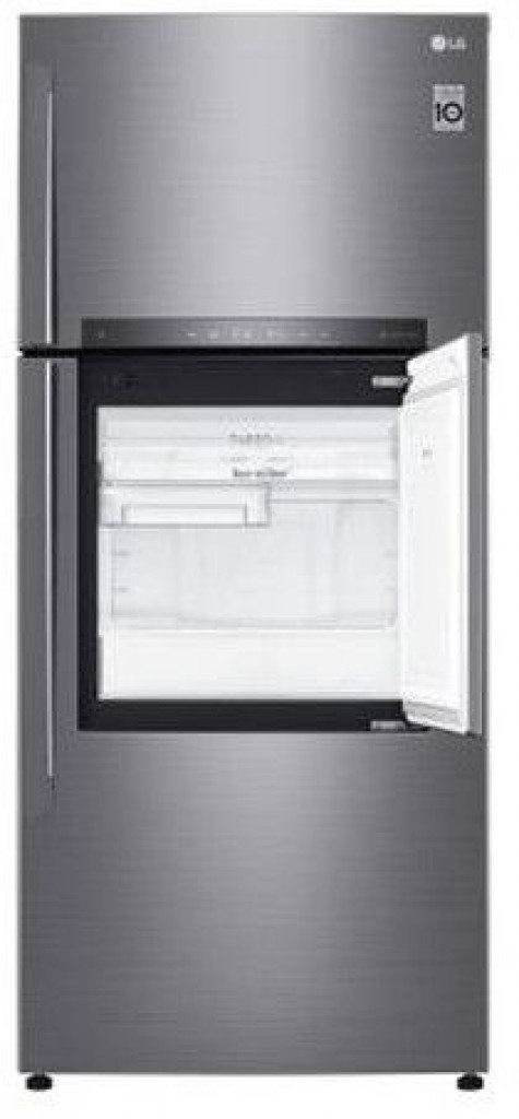 ثلاجة ال جي الباب داخل الباب ديجيتال – 23 قدمGn-A722Hlhu، فضي