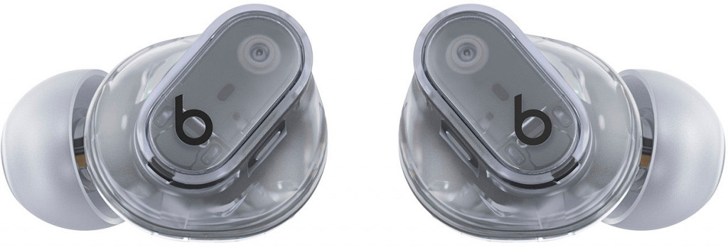 بيتس استديو بادذ + سماعات أذن لاسلكية حقيقية لإلغاء الضوضاء ، توافق محسّن مع ابل  و اندرويد ، ميكروفون مدمج ، سماعات بلوتوث مقاومة للعرق ، صوت مكاني - شفاف