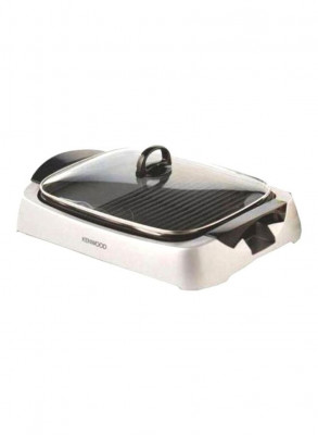 Kenwood Electric Health Grill 2000W HG266 Silver/Black/Clear