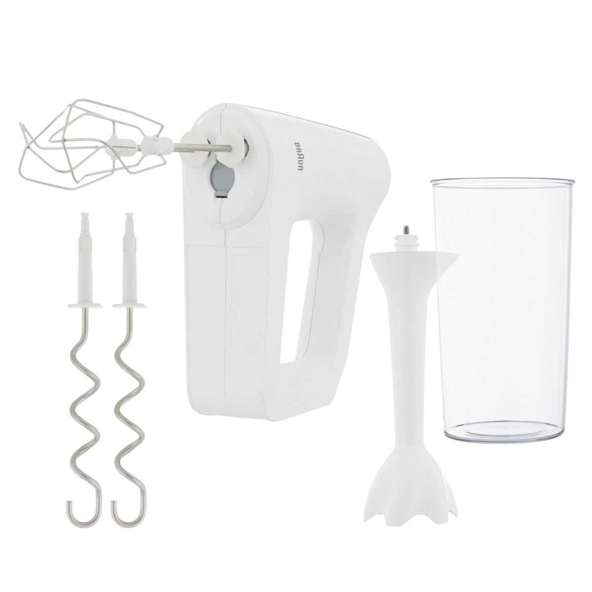 Braun MultiMix Hand Mixer, 500 Watt, White HM3105