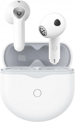 SoundPEATS Air4 Wireless Earbuds with Snapdragon Sound AptX Adaptive Lossless, Qualcomm QCC3071 Bluetooth 5.3 Earphones with Boost Bass, 6 Mics CVC, Low Latency, 26Hrs, Multipoint Connection