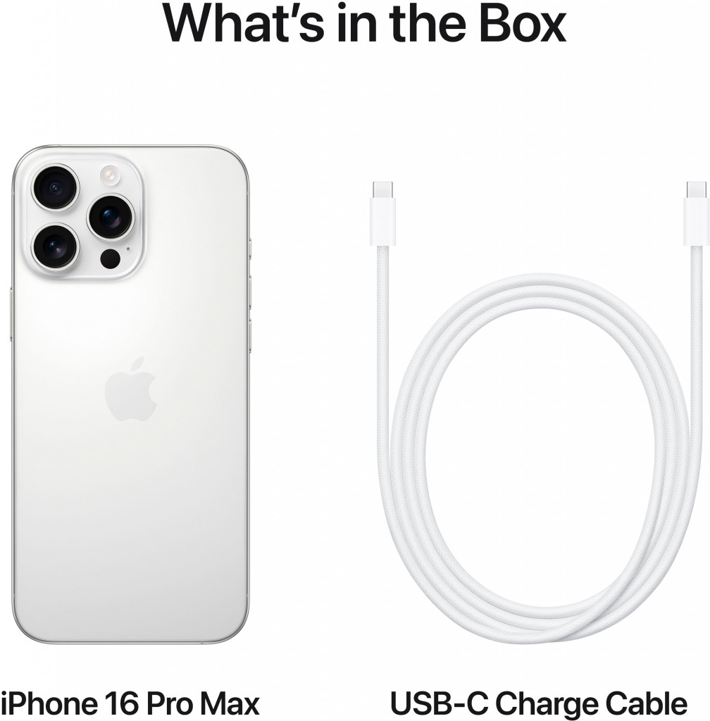 Apple - iPhone 16 Pro Max 256GB -  White Titanium