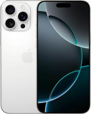 ابل - ايفون 16 برو ماكس - 1 تيرا بايت - ابيض تيتانيوم