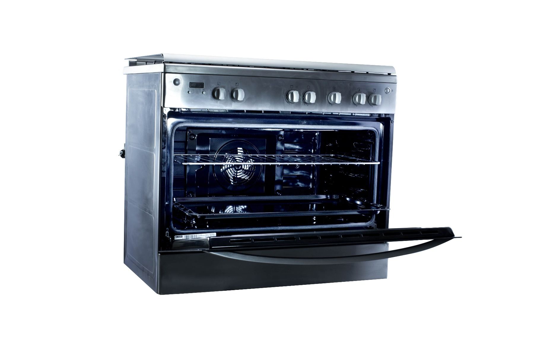 Zanussi Freestanding Gas Cooker, 5 Burners, Stainless Steel, 90 cm ZCG92386XA tejarra