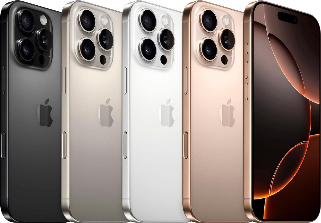 Apple - iPhone 16 Pro - 128GB -  Natural Titanium