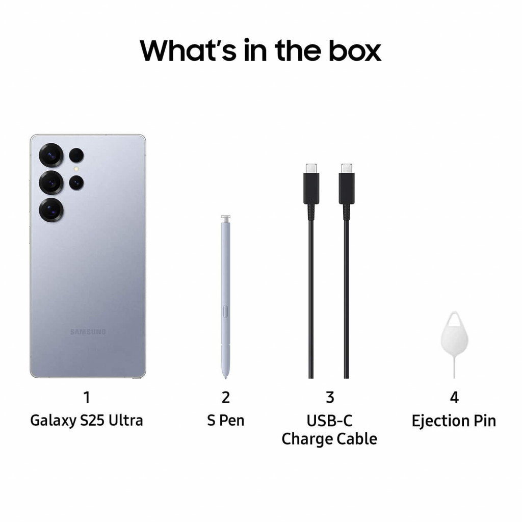 SAMSUNG Galaxy S25 Ultra Cell Phone - 512GB AI Smartphone, Unlocked Android, 200MP AI Camera, S Pen - Titanium Silverblue SAMSUNG Galaxy S25 Ultra Cell Phone - 512GB AI Smartphone, Unlocked Android, 200MP AI Camera, S Pen - Titanium Silverblue
