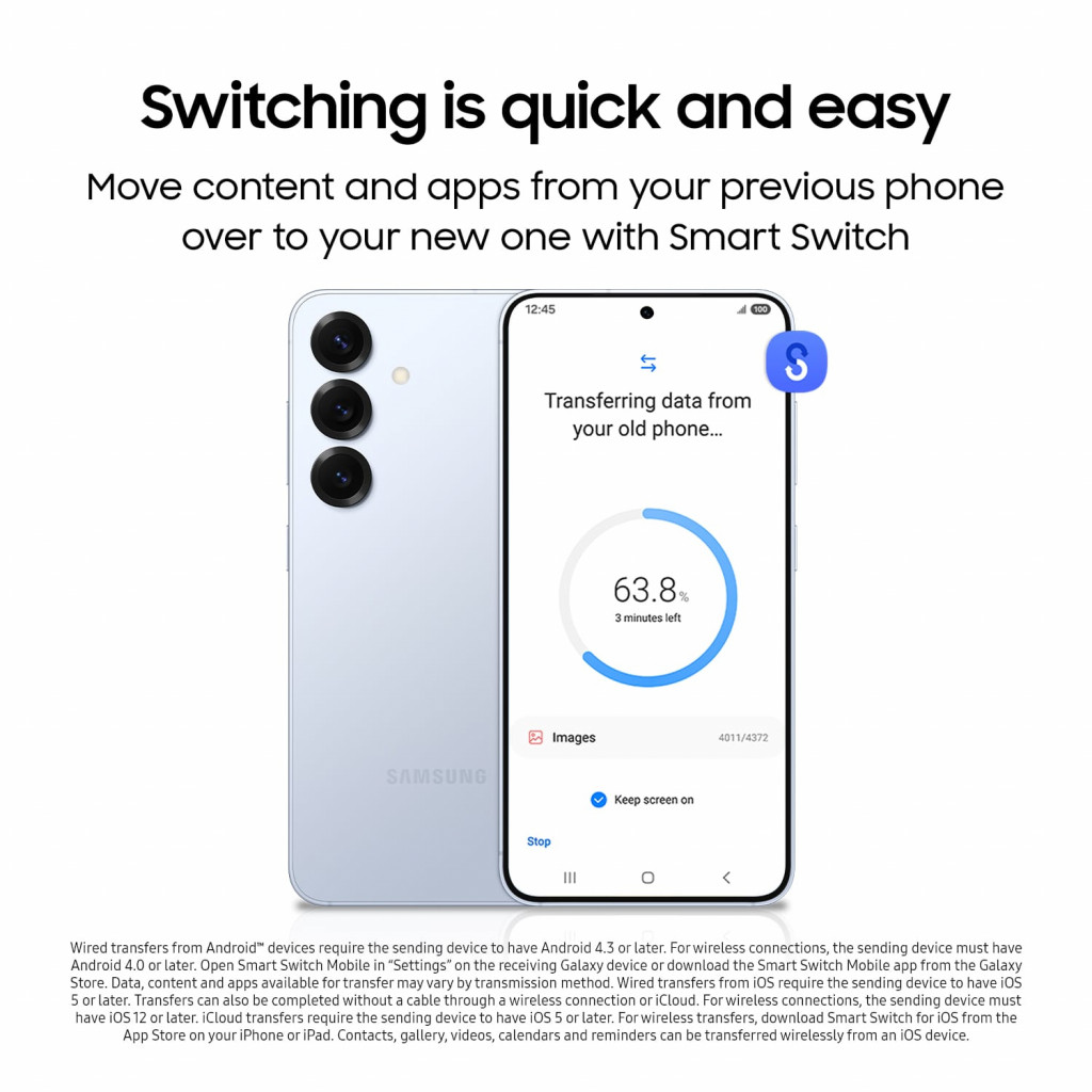 SAMSUNG Galaxy S25 Cell Phone - 256GB AI Smartphone, Unlocked Android, 50MP AI Camera, - Icyblue SAMSUNG Galaxy S25 Cell Phone - 256GB AI Smartphone, Unlocked Android, 50MP AI Camera, - Icyblue