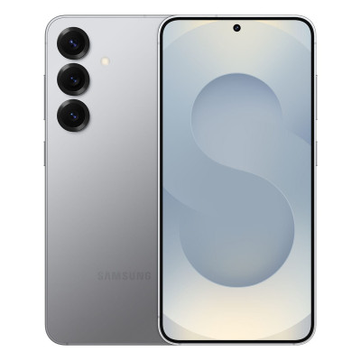 هاتف محمول SAMSUNG Galaxy S25  - ذاكرة وصول عشوائي سعتها 256 جيجابايت، نظام تشغيل أندرويد مفتوح، كاميرا بدقة50 ميجا بكسل،   - فضي