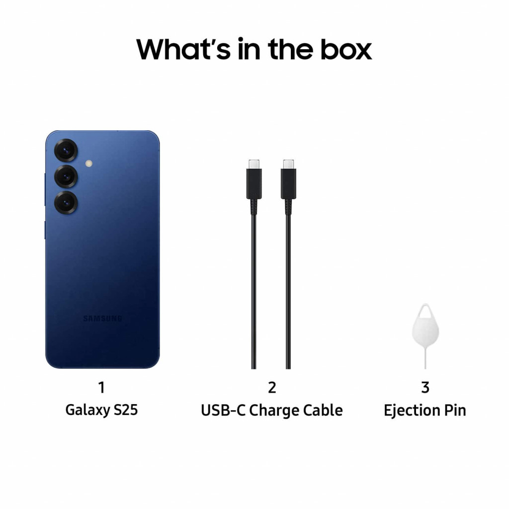 SAMSUNG Galaxy S25 Cell Phone - 128GB AI Smartphone, Unlocked Android, 50MP AI Camera, - Navy SAMSUNG Galaxy S25 Cell Phone - 128GB AI Smartphone, Unlocked Android, 50MP AI Camera, - Navy