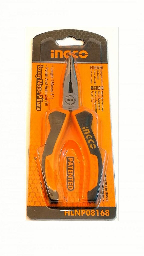 inGCO long nose pliers 6 inch hand super one