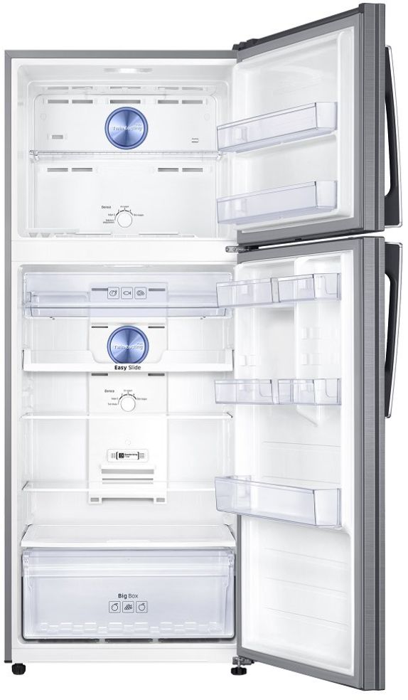Samsung RT43K6100S8/MR Refrigerator Digital With Twin Cooling - Silver, 454 Liter Samsung RT43K6100S8/MR Refrigerator Digital With Twin Cooling - Silver, 454 Liter