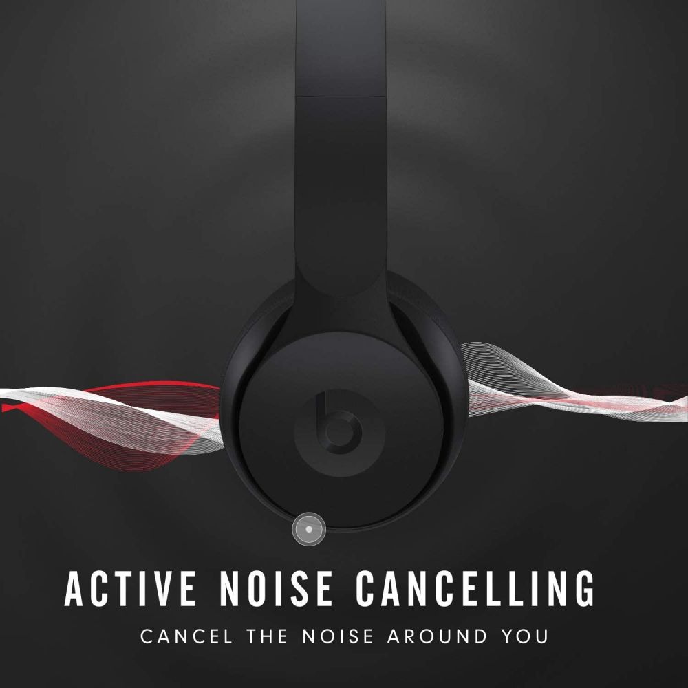 Beats Solo Pro Wireless Noise Cancelling On-Ear Headphones - apple H1 Headphone Chip, Class 1 Bluetooth, active Noise Cancelling, Transparency, 22 Hours Of Listening Time - Black Beats Solo Pro Wireless Noise Cancelling On-Ear Headphones - apple H1 Headphone Chip, Class 1 Bluetooth, active Noise Cancelling, Transparency, 22 Hours Of Listening Time - Black