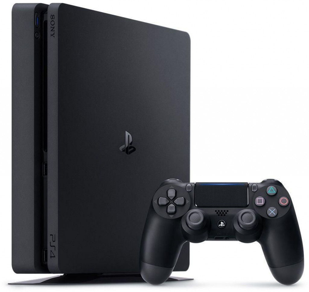 Sony PlayStation 4 Slim - 1TB, 1 Controller, Black