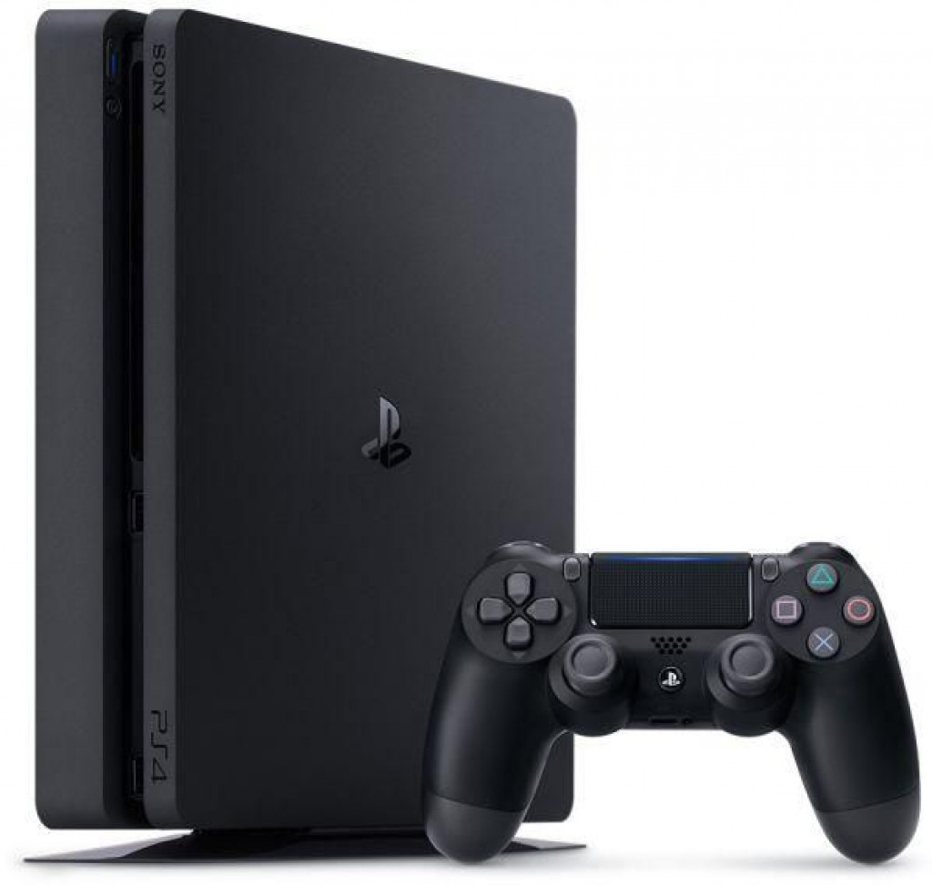 Sony Playstation 4 Slim - 1TB, 1 Controller, Black