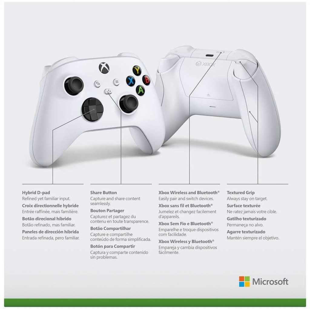 Xbox Core Controller - Robot White