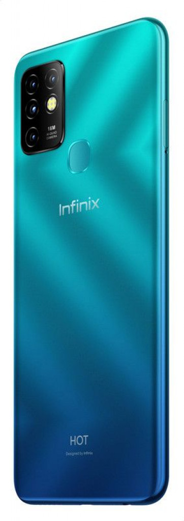 Infinix HOT 10 Dual SIM Mobile - 6.78 Inches, 128 GB, 4 GB RAM, 4G - Ocean Wave Infinix HOT 10 Dual SIM Mobile - 6.78 Inches, 128 GB, 4 GB RAM, 4G - Ocean Wave