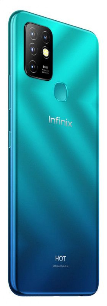 Infinix HOT 10 Dual SIM Mobile - 6.78 Inches, 128 GB, 4 GB RAM, 4G - Ocean Wave Infinix HOT 10 Dual SIM Mobile - 6.78 Inches, 128 GB, 4 GB RAM, 4G - Ocean Wave
